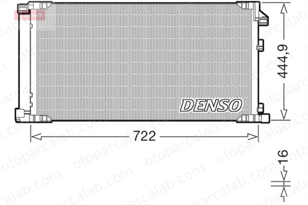 DENSO DCN51019 Klima Radyatörü LEXUS NX 8846078010