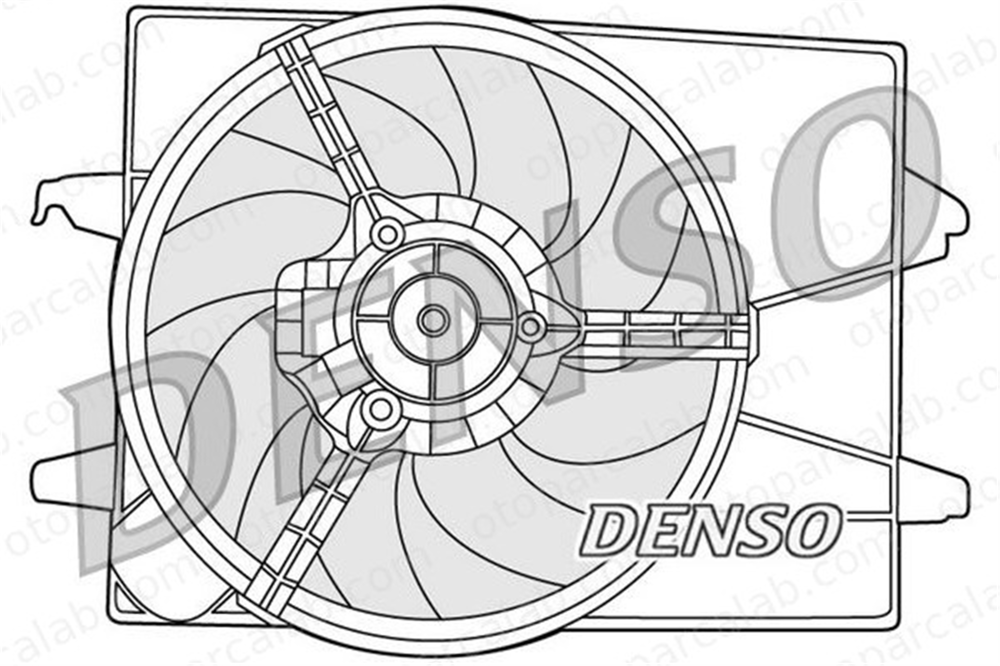 DENSO DER10003 Radyatör Fan ve Motoru FORD FIESTA V FIESTA V Van 2S6H8C607EF 1141511