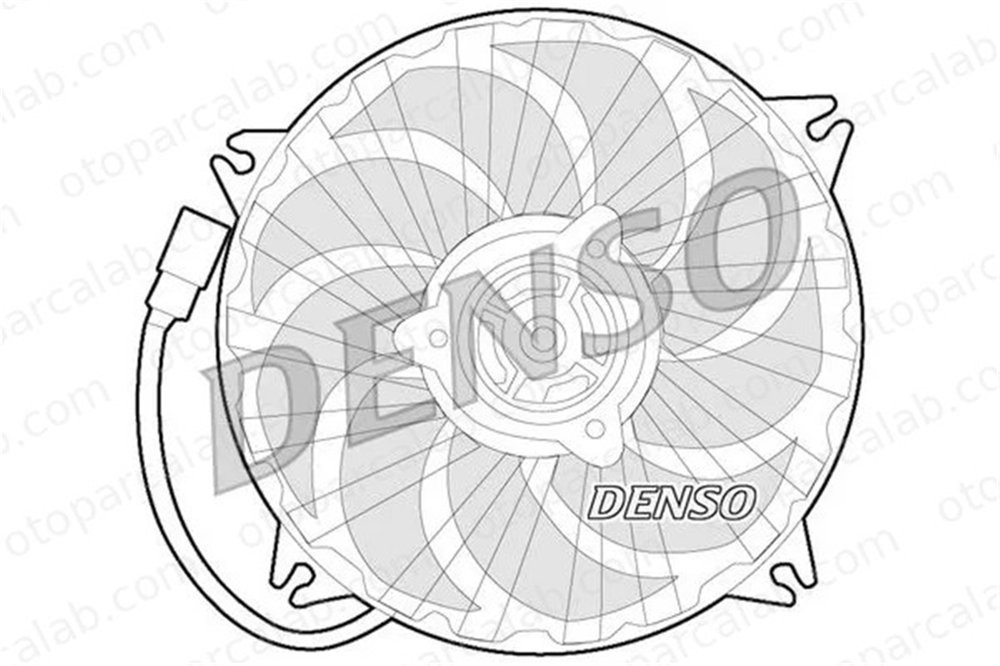 DENSO DER21017 Radyatör Fan ve Motoru CITROËN C4 I FIAT ULYSSE 1253A6