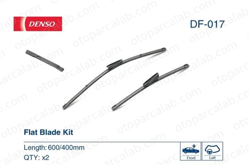 DENSO DF-017 Silecek Süpürgesi Ön 600/400 mm - 24/16 inç RENAULT MEGANE III Hatchback CLIO III 288902593R 1609068980