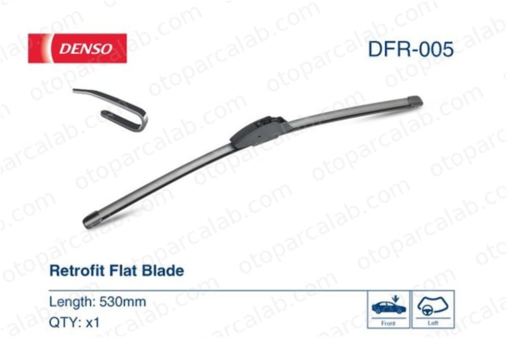 DENSO DFR-005 Silecek Süpürgesi Ön Muz Tip 530 mm - 21 inç AUDI A6 C5 Avant A6 C5 3A1955425 MZ690431