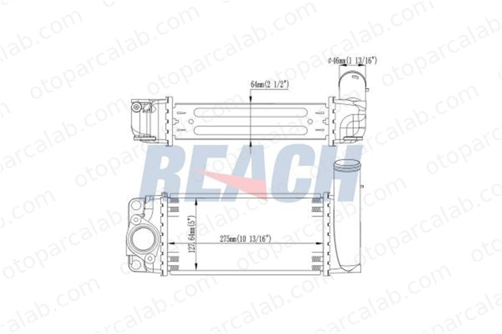 DENSO DIT50007 Turbo Radyatörü TOYOTA AURIS COROLLA Sedan 179000N040 179000N020