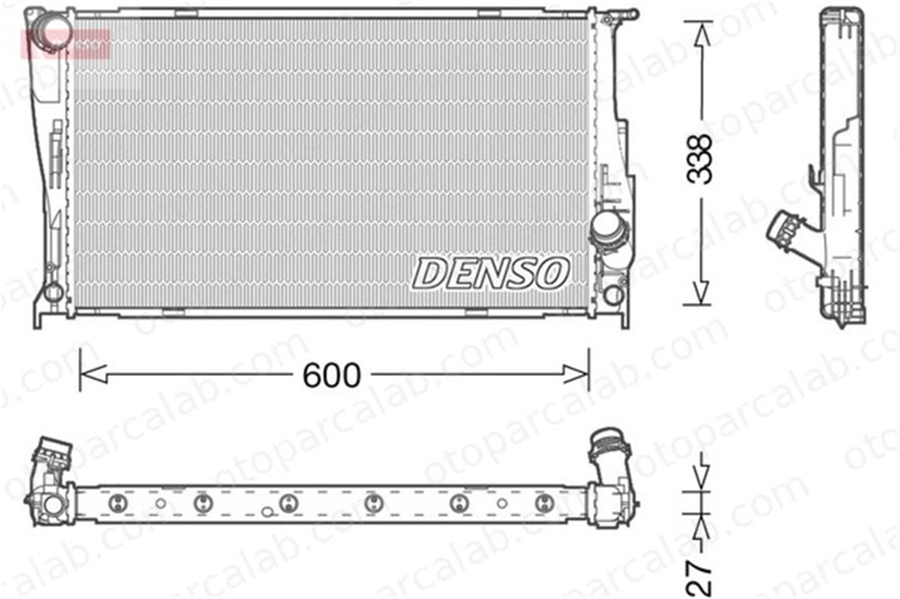 DENSO DRM05003 Su Radyatörü BMW Z4 Roadster X1 DRM05003 17117547059