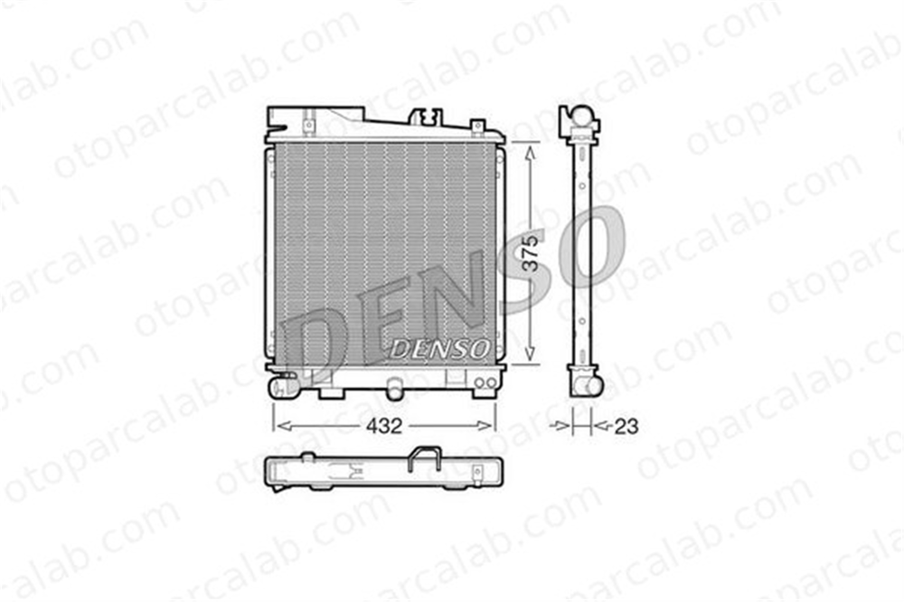 DENSO DRM05029 Su Radyatörü BMW 3 3 Cabrio DRM05029 1707563