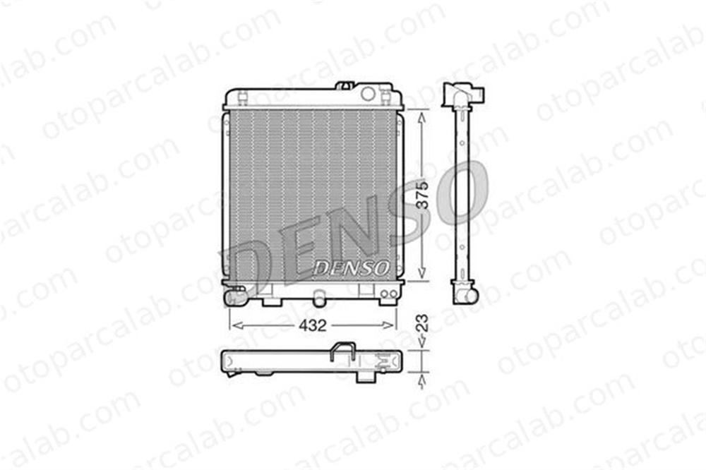 DENSO DRM05030 Su Radyatörü BMW 3 3 Cabrio DRM05030 1177702