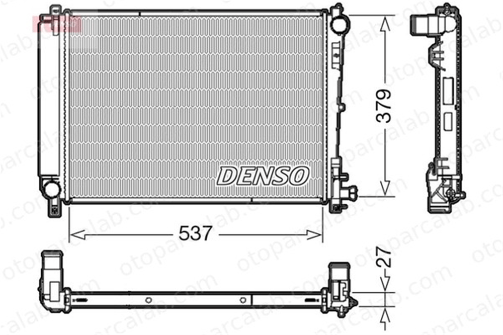 DENSO DRM06003 Su Radyatörü CHRYSLER VOYAGER IV DRM06003 5072260AA