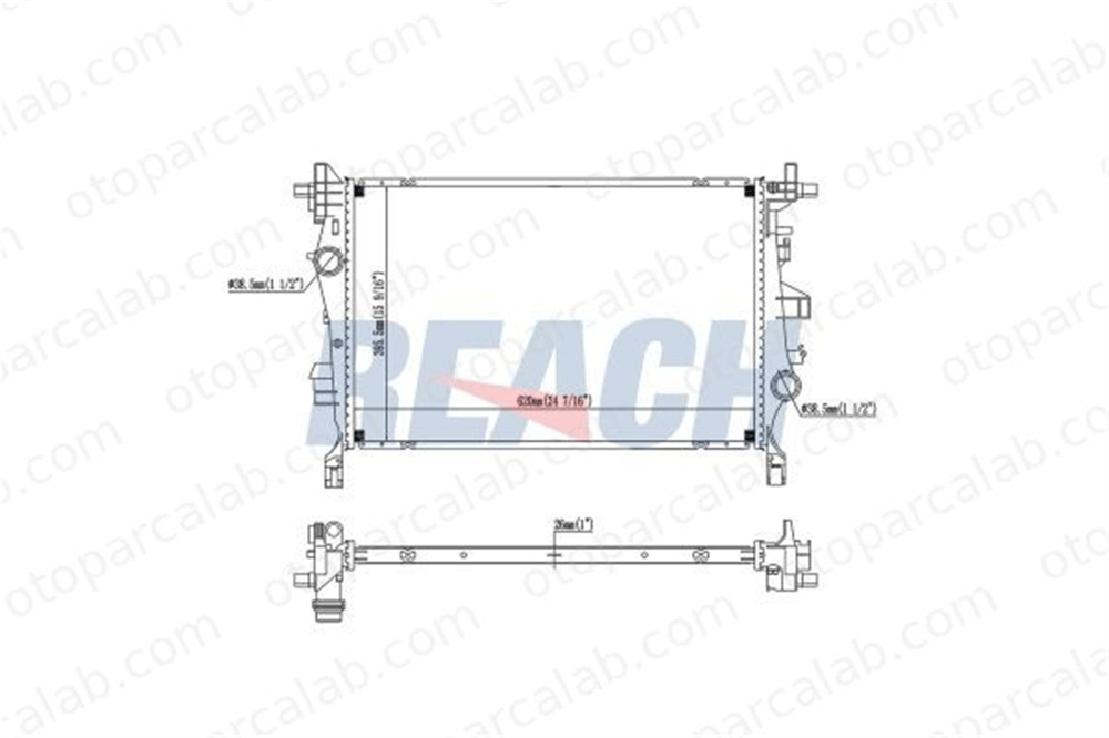 DENSO DRM09045 Su Radyatörü FIAT 500X JEEP RENEGADE SUV DRM09045 51965905