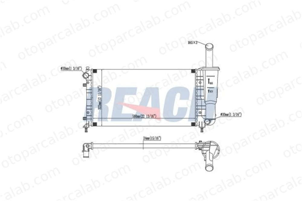 DENSO DRM09105 Su Radyatörü FIAT PUNTO IDEA 51724183