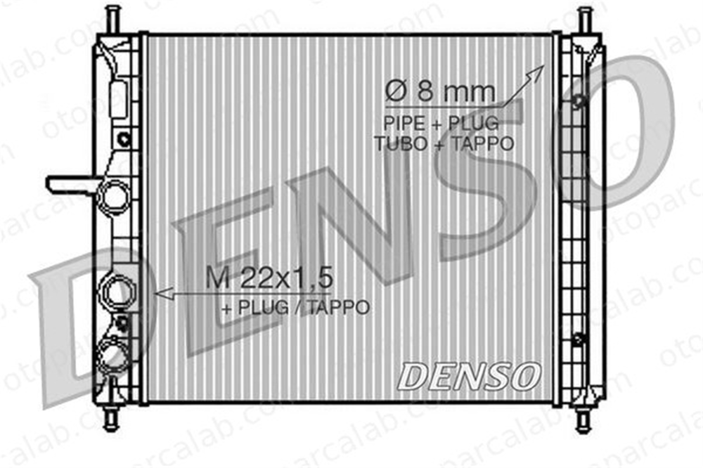 DENSO DRM09150 Su Radyatörü FIAT BRAVO I BRAVA DRM09150 46420484
