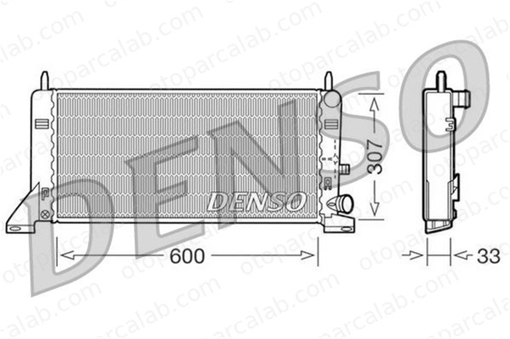 DENSO DRM10023 Su Radyatörü FORD ESCORT IV ESCORT IV Express DRM10023 89AB8005FA