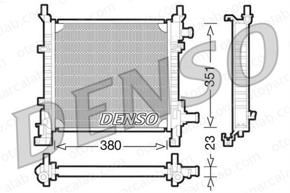 DENSO DRM10061 Su Radyatörü FORD KA XS5H8005EA 97KB8005CA