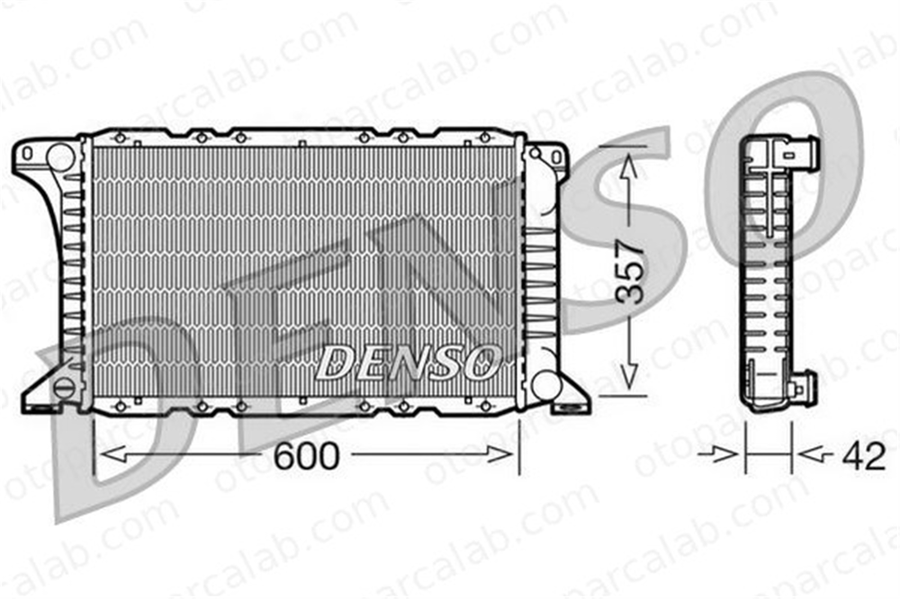 DENSO DRM10090 Su Radyatörü FORD TRANSIT Minibüs/Otobüs TRANSIT Platform şasi DRM10090 6912241