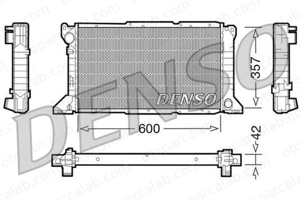 DENSO DRM10100 Su Radyatörü FORD TRANSIT Minibüs/Otobüs TRANSIT Panelvan/Van DRM10100 7242485