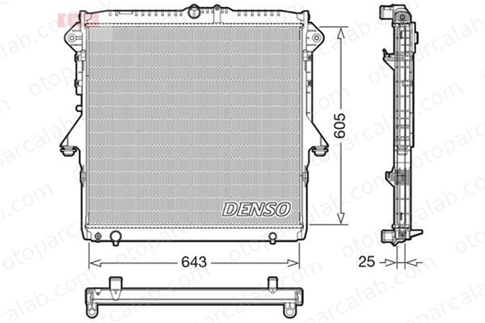 DENSO DRM10119 Su Radyatörü FORD RANGER DRM10119 1726084