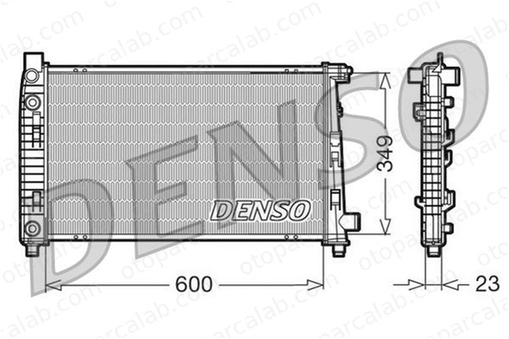 DENSO DRM17102 Su Radyatörü MERCEDES-BENZ A-SERISI VANEO DRM17102 1685001202