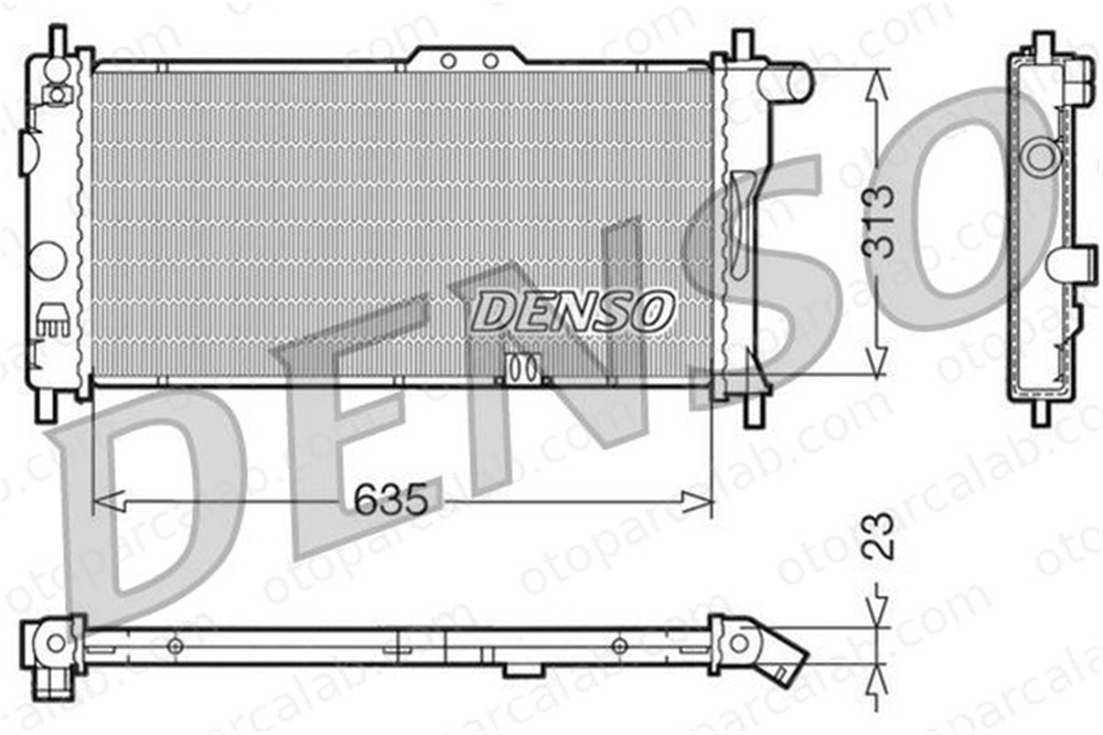 DENSO DRM20032 Su Radyatörü OPEL KADETT E KADETT E Hatchback DRM20032 1302027