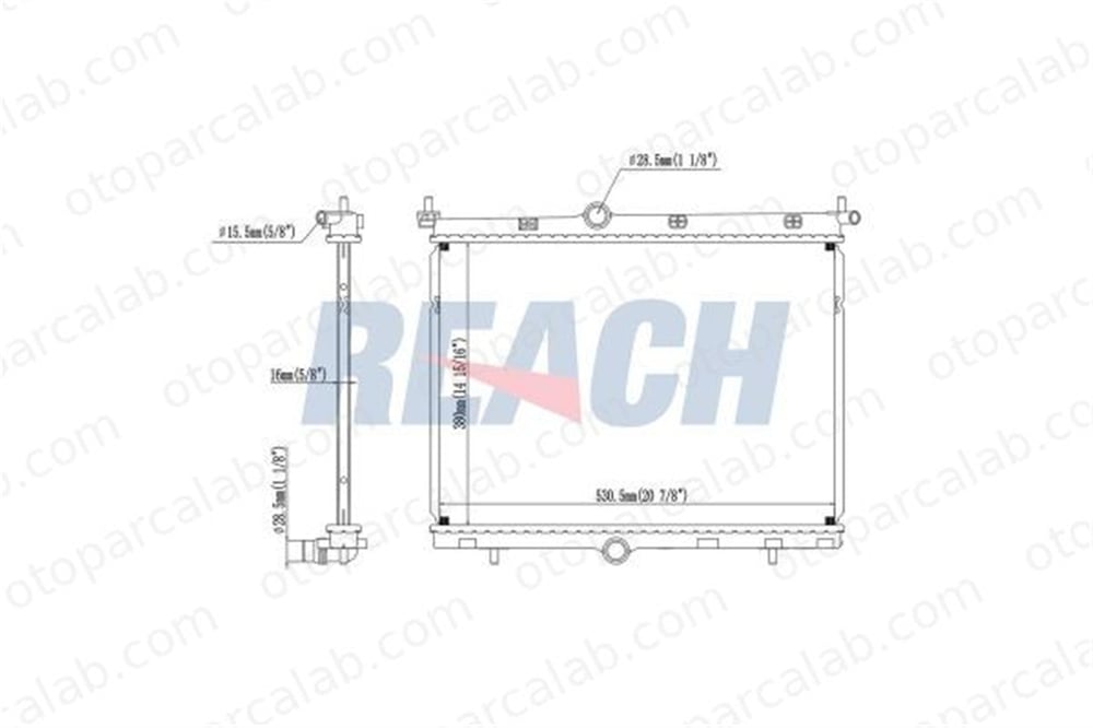 DENSO DRM21106 Su Radyatörü PEUGEOT 208 II 2008 II DRM21106 1663937780