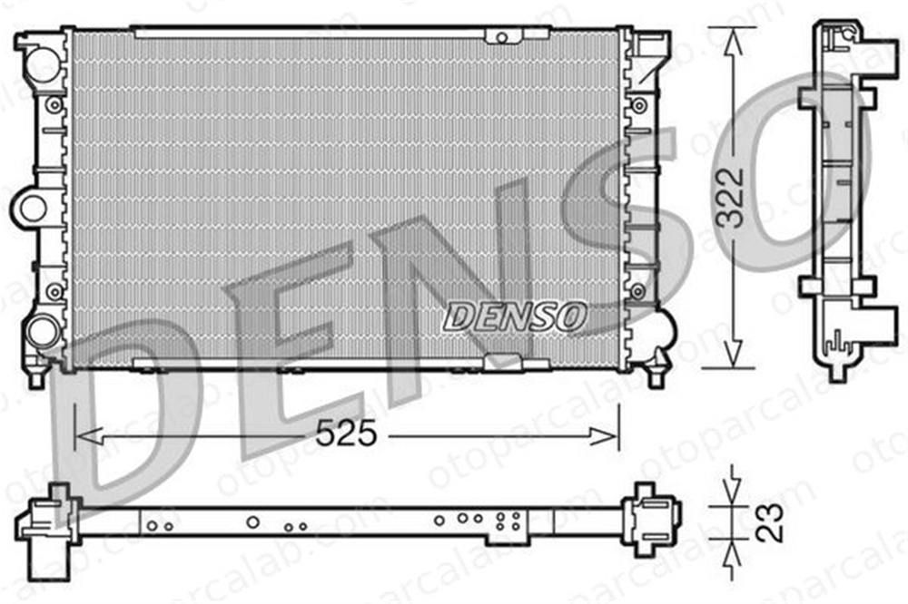 DENSO DRM32031 Su Radyatörü VW POLO Coupe POLO II DRM32031 867121253G