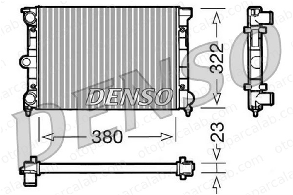 DENSO DRM32032 Su Radyatörü VW PASSAT B2 Variant POLO Coupe DRM32032 867121253D