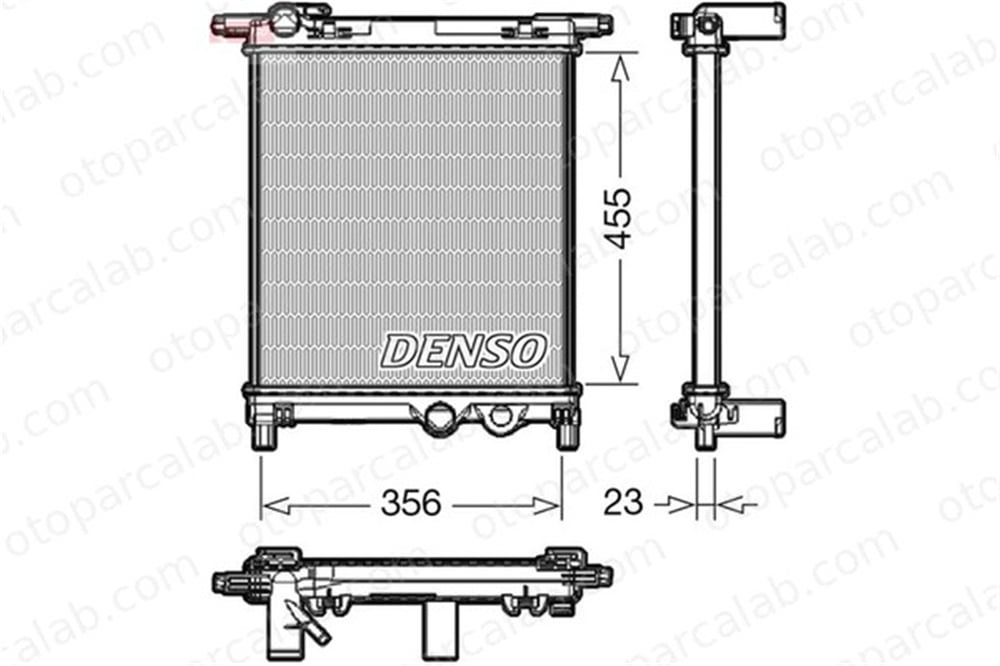 DENSO DRM32036 Su Radyatörü VW UP! SEAT Mii DRM32036 1S0121253P