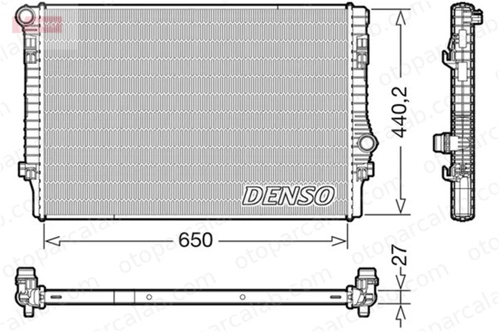 DENSO DRM32049 Su Radyatörü VW GOLF VII AUDI A3 Limousine DRM32049 5Q0121251EP