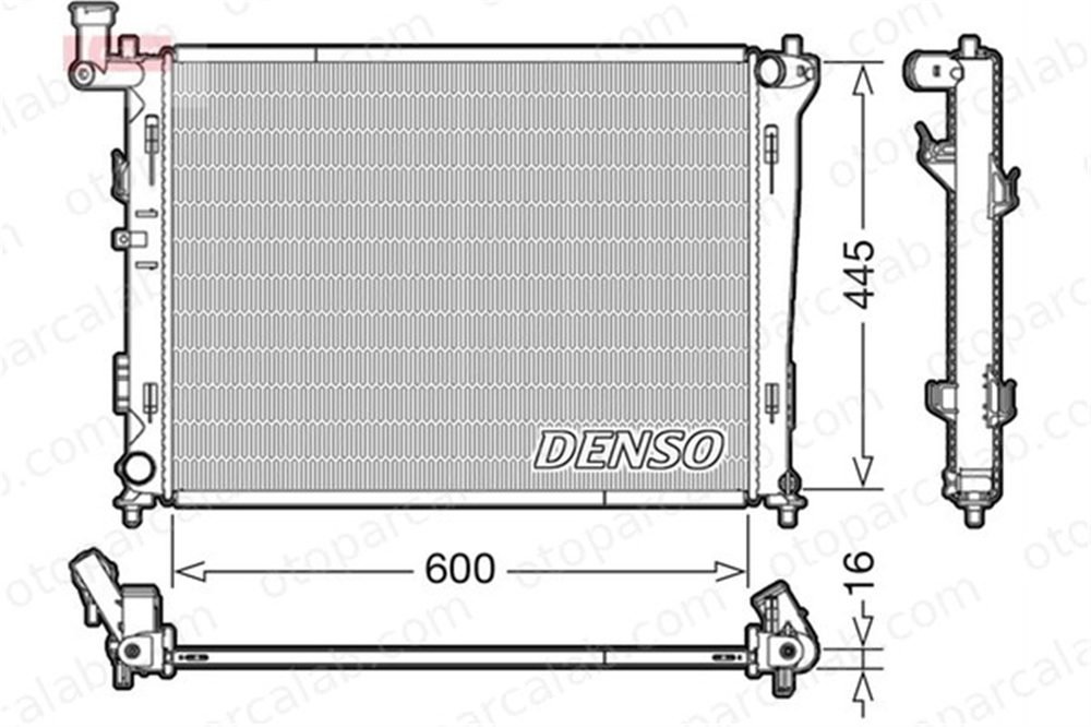 DENSO DRM41004 Su Radyatörü HYUNDAI i30 i30 Station wagon DRM41004 253102H000