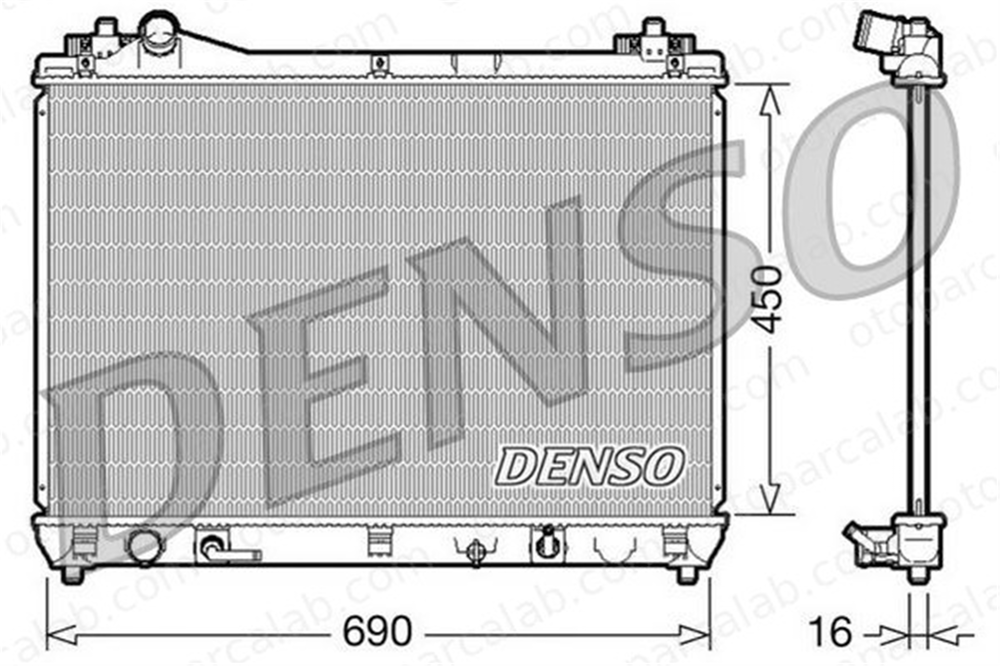 DENSO DRM47017 Su Radyatörü SUZUKI GRAND VITARA II 1770065J10