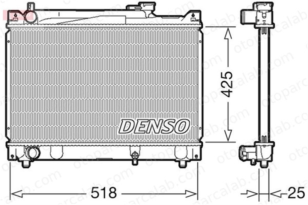 DENSO DRM47030 Su Radyatörü SUZUKI VITARA GRAND VITARA I DRM47030 1770065D01000