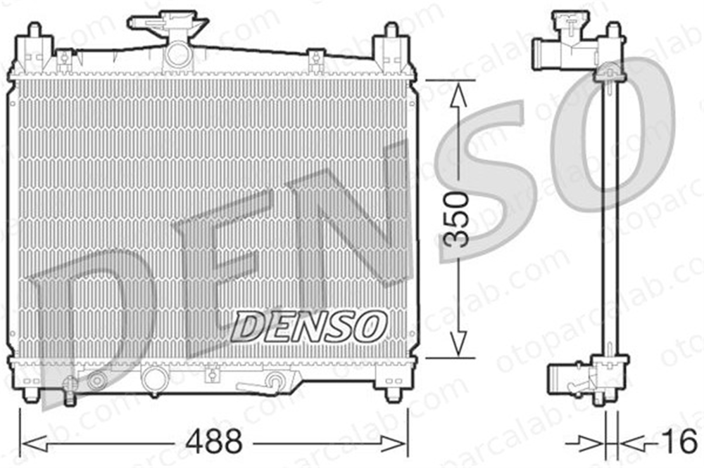 DENSO DRM50066 Su Radyatörü TOYOTA YARIS DRM50066 1640023091