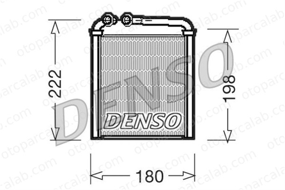 DENSO DRR32005 Kalorifer Radyatörü VW GOLF V PASSAT B6 Variant 3C0819031 3C0819031A