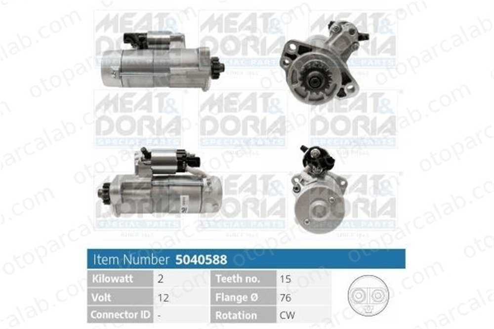 DENSO DSN965 Marş Dinamosu VW TOUAREG AUDI Q7 59911024K 059911024K