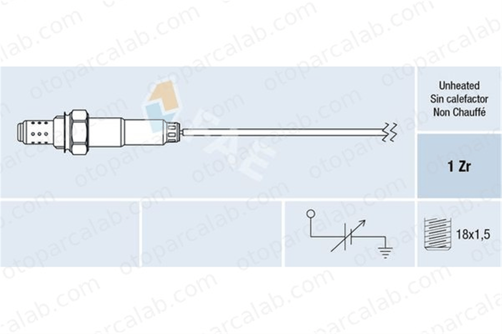 DFG OP121116 Oksijen (Lambda) Sensörü DAEWOO ESPERO OPEL KADETT E 855333 25164596