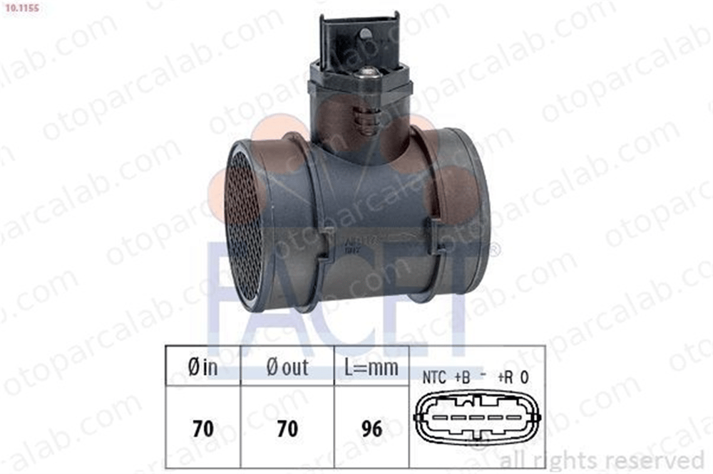 DODUCO 35108 Hava Debimetresi ALFA ROMEO 156 Sportwagon 156 46811312 60802028