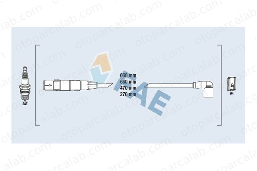 DODUCO 7802 Buji Kablosu SKODA OCTAVIA I Combi OCTAVIA I 6A905409A 6A905409H