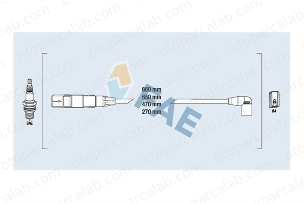 DODUCO 7804 Buji Kablosu SKODA OCTAVIA I Combi OCTAVIA I 6A905409F 6A905409L
