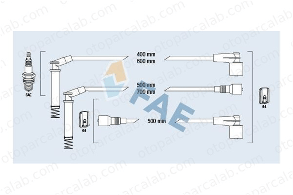 DODUCO 7819 Buji Kablosu OPEL VECTRA A VECTRA A Hatchback 1612558 90350542