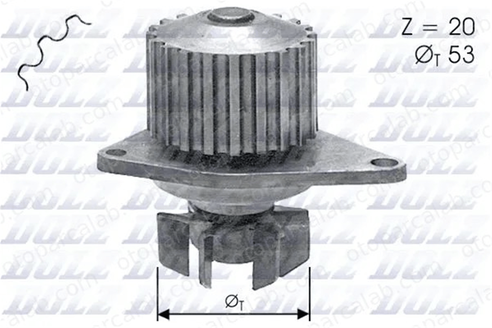 DOLZ C110 Devirdaim Su Pompası CITROËN AX PEUGEOT 205 II 1201E3 120147