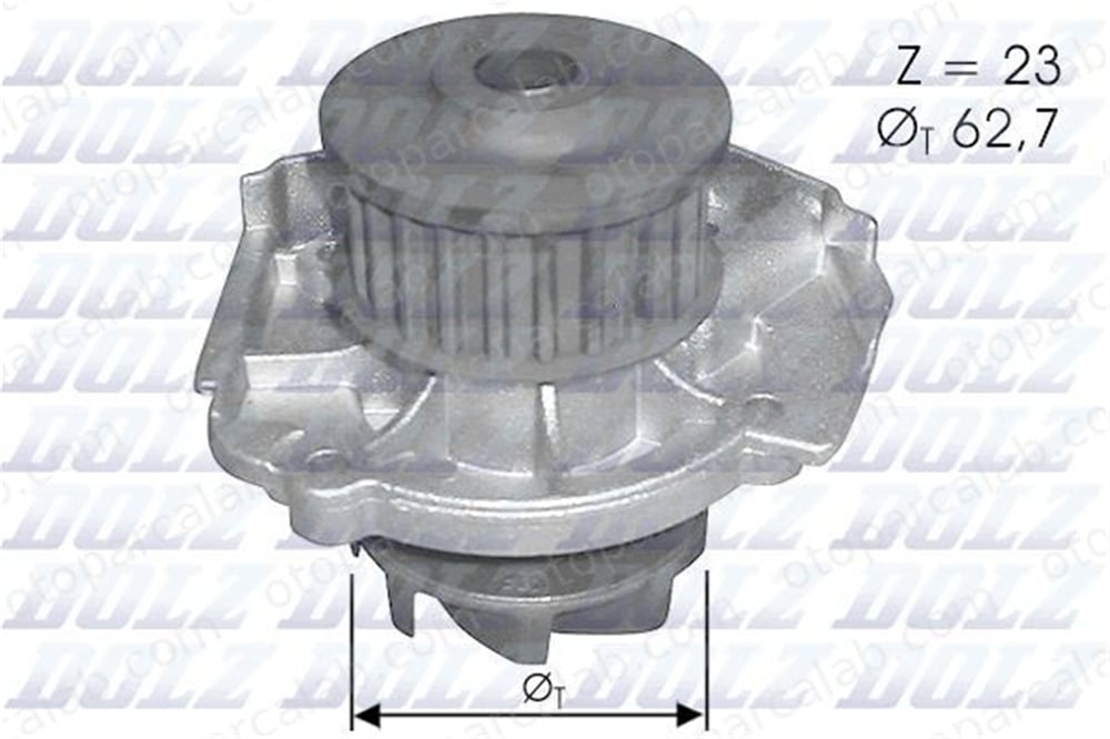 DOLZ S319 Devirdaim Su Pompası FIAT PANDA GRANDE PUNTO 55184081 46520401
