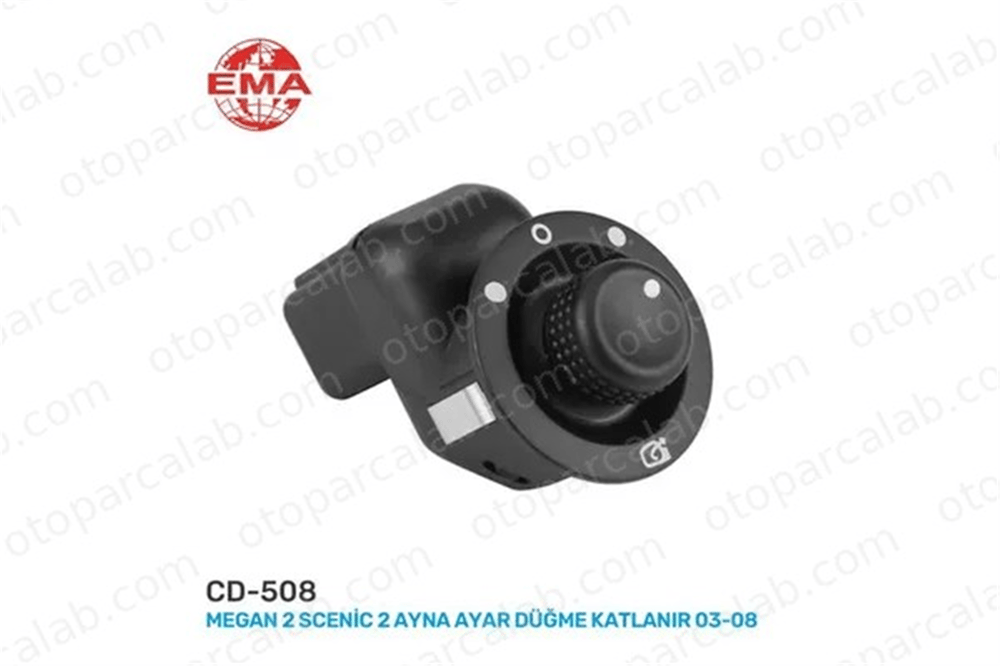 EMA MFK CD508 Ayna Kumanda Düğmesi EMA-MFK CD508 RENAULT MEGANE II CLIO III Grandtour 8200676533 8200431192