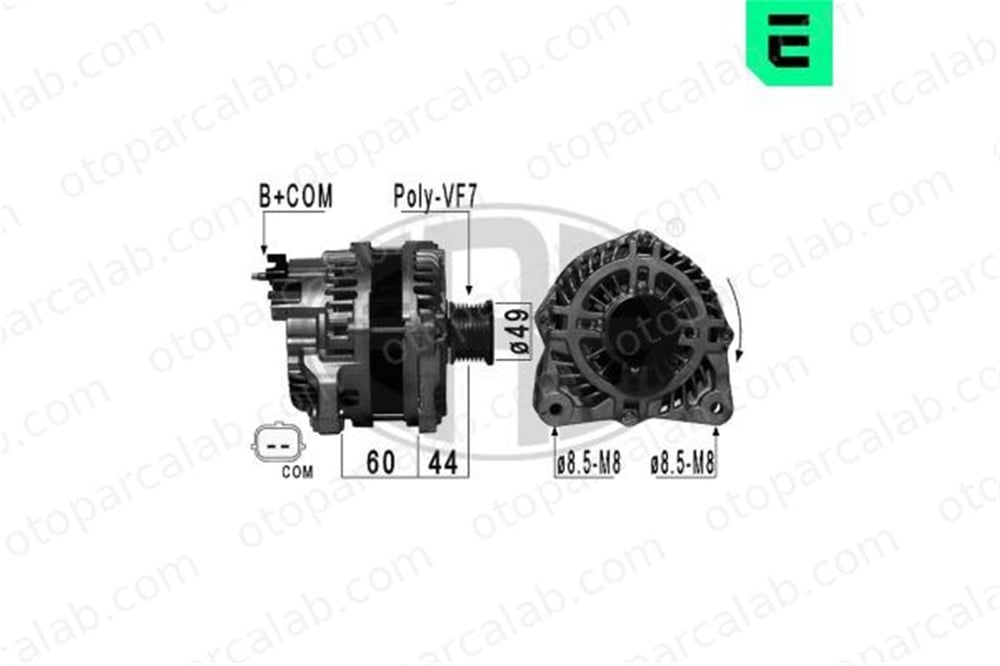 ERA 209010A Alternatör OPEL MOVANO B Panelvan/Van MOVANO B Platform şasi A003TX0481AM 95520960