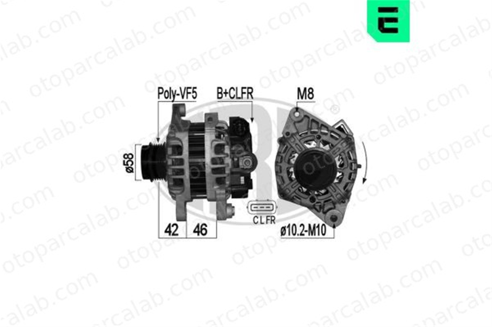ERA 209029 Alternatör KIA RIO III RIO III Sedan 3730003600