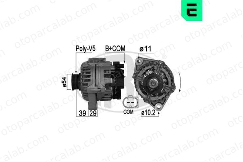 ERA 209042A Alternatör SMART FORTWO Cabrio FORTWO Coupe 131546902 013 154 69 02