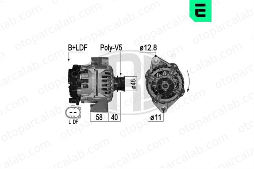 ERA 209066A Alternatör ROVER 25 I Hatchback MG MG TF YLE102420 GNU2630