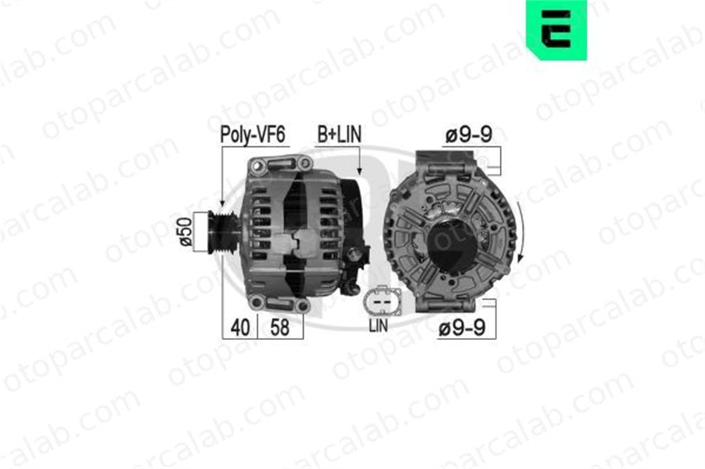 ERA 209080A Alternatör MERCEDES-BENZ S-SERISI S-SERISI Coupe A013154050280 68011843AC