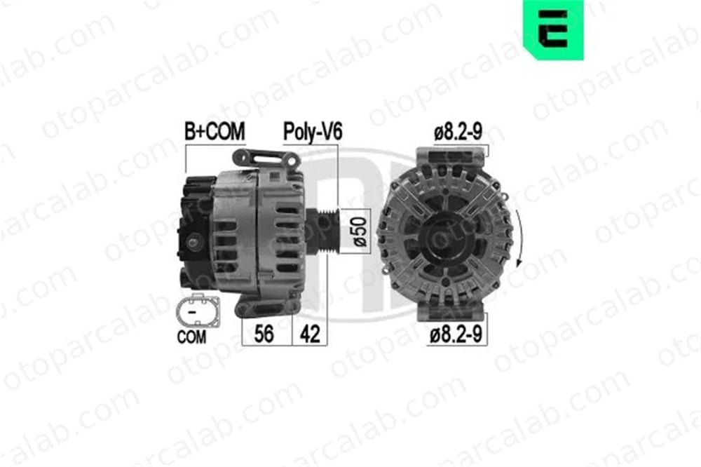 ERA 209189 Alternatör MERCEDES-BENZ SPRINTER 3,5-t Panelvan/Van SPRINTER 3,5-t Platform şasi 9067702 000 906 77 02