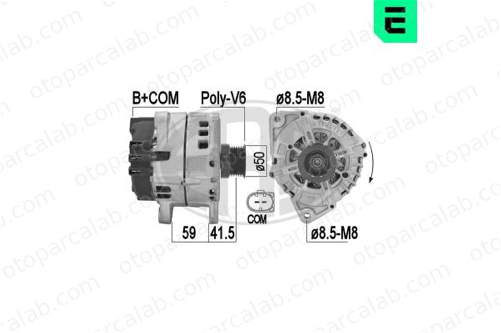 ERA 209203 Alternatör MERCEDES-BENZ E-SERISI E-SERISI T-Model A0141541002 141541002