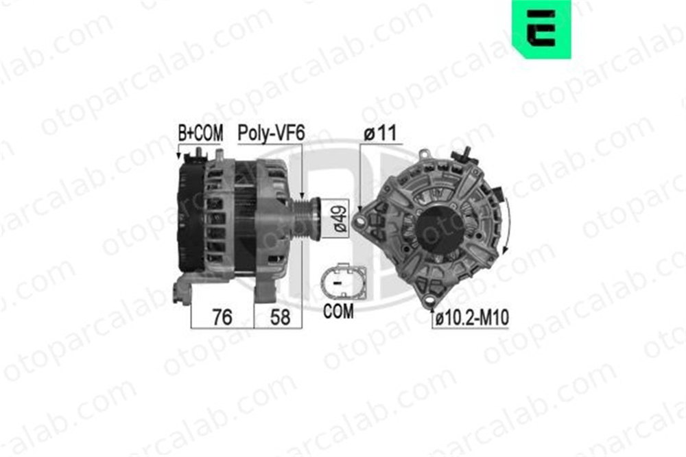 ERA 209256 Alternatör BMW 5 X1 12317628243