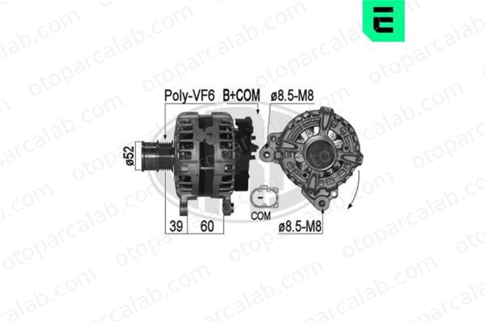 ERA 209262 Alternatör VW GOLF VII GOLF VII Variant 4C903023LX 04C903023LX