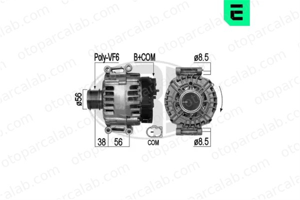 ERA 209286A Alternatör VW GOLF VII SEAT LEON ST 6J903023BX 06J-903-023BX