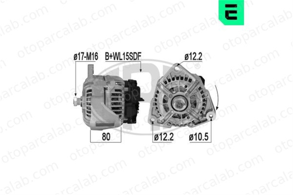 ERA 209308A Alternatör MERCEDES-BENZ AROCS ACTROS MP4 / MP5 51261017254 51261017269